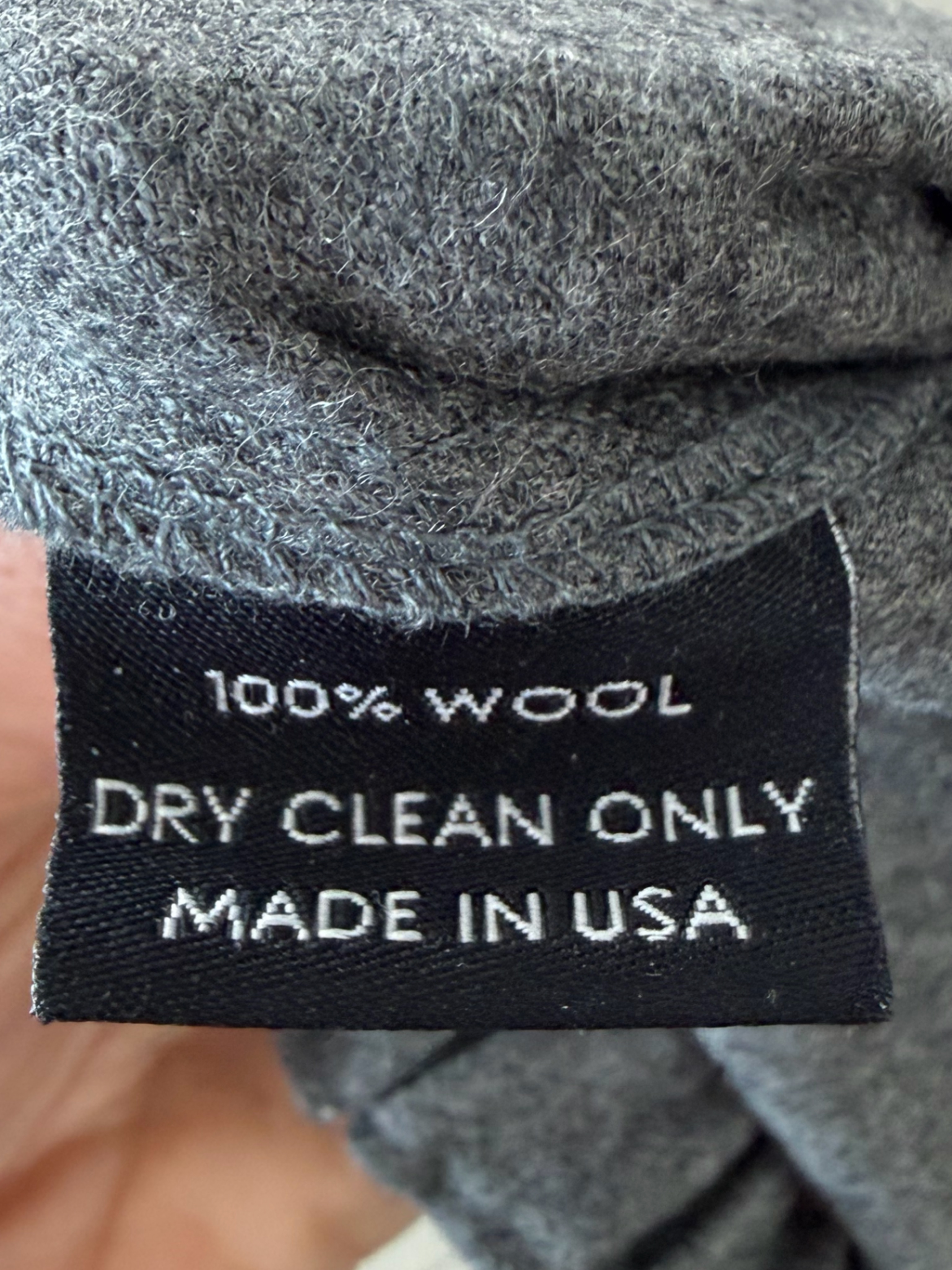 Proche 100% Wool Sunday Cargo Pants Gray Size Large Vguc — image 7 of 7
